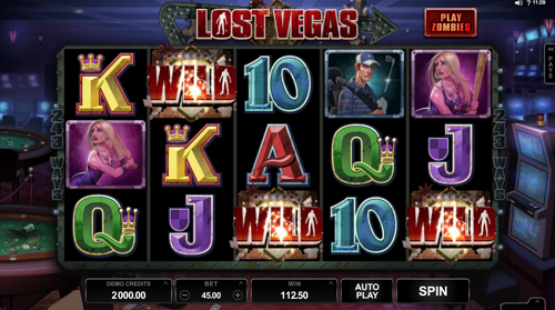 Lost Vegas Spielautomat Rezension