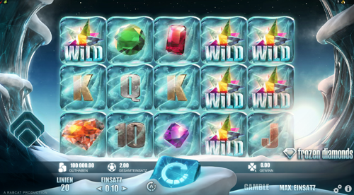 Frozen Diamonds Spielautomat Rezension